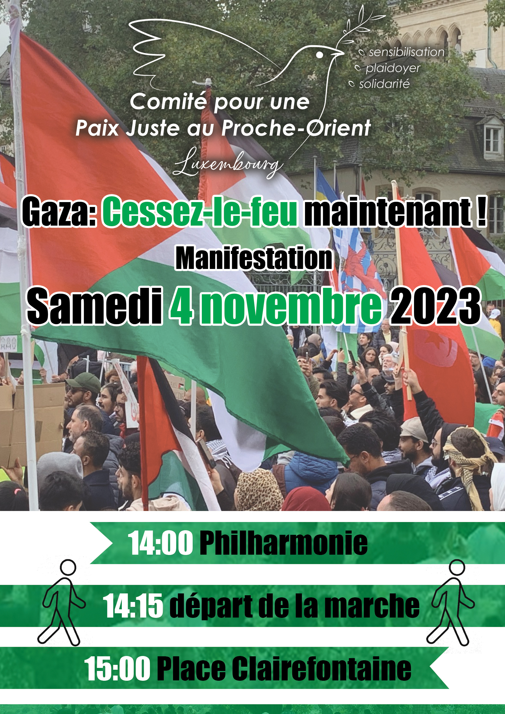 Interdiction du drapeau palestinien à Bruxelles ? - Investig'action